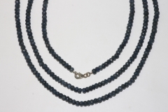 Sapphire chain blue fac. approx. 4.5-5mm/45cm