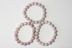 Kunzite Ball Bracelet 10 mm