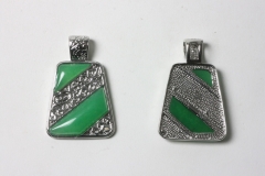 Aventurine pendant trapezoid