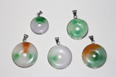 Pendant serpentine set of 5 donut