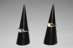 Opal ring variable Cab. approx. 10x8mm 925 silver