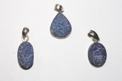 Lapis pendant raw 925 silver approx. 6 gr.