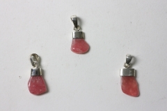 Rhodochrosite pendant silver special lot