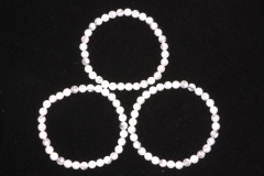 Magnesite Ball Bracelet 6 mm