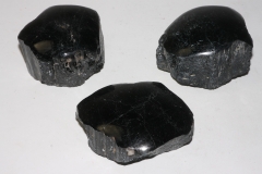 black Tourmaline crystalline top polished India 0,4-0,6kg