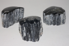 black Tourmaline crystalline top polished India 1,2-1,5kg