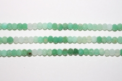 Chrysoprase chain button fac. approx. 4.5mm/45cm