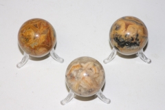 Gemstone balls 40mm Crazy Lace Agate