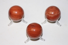 Gemstone balls 40mm red jasper