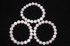 Rainbow Moonstone B Ball Bracelet 10 mm