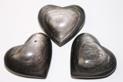 Hearts silver obsidian 150-180gr. #5