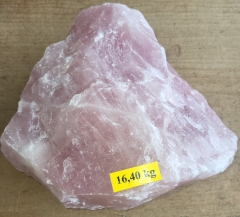 16.40 kg rose quartz rough stone A+ Madagascar