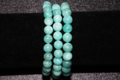 Amazonite A+ Peru ball bracelet 8mm