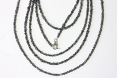 Diamant Kugelkette roh 25-27ct. ca. 2,9mm/45cm