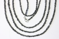 Diamant Kugelkette roh 29-31ct. ca.3,2mm/45cm