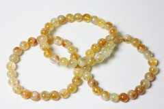 Citrin Kugelarmband 8 mm