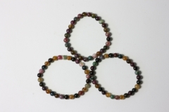 Turmalin multi-color Kugelarmband 6 mm