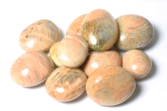 2,5KG Mondstein Orange Trommelsteine Jumbo