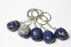 Set of 10 keychains sodalite