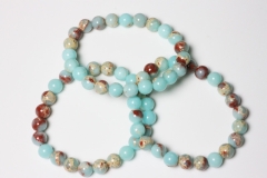 Shoushan-Stein Kugelarmband 8 mm