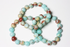 Shoushan-Stein Kugelarmband 10mm