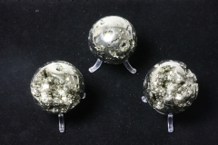 Pyrite spheres A+ Peru 60-70mm #4