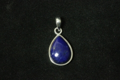 Lapis Anhänger Tropfen ca.15x25mm 925erSilber