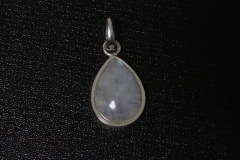 Regenb.Mondstein Anhänger Tropfen ca.15x25mm 925erSilber