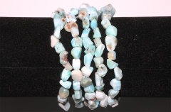 Chalcedon Nugget-Armband ca.8-10mm/19cm