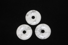 Set of 3 magnesite 40mm donuts