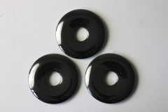 Set of 3 Hematin 40mm donuts