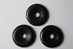 3erSet Schungit 40mm Donuts