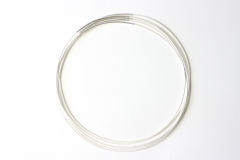 5pcs. Metal hoop silver colored approx. 45cm