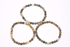 Ocean Jasper Ball Bracelet 6mm