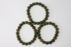 Kanada-Jade Kugelarmband 10mm