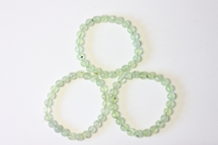 Prehnite ball bracelet 8mm