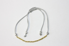 Opal gelb Pullstring-Armband fac. ca.2mm/6+21cm