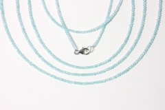 Apatite skyblue ball chain fac. approx. 2.5mm/45cm