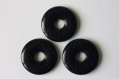 3erSet Blaufluß synth. 30mm Donuts