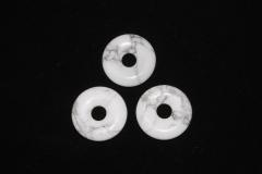 Set of 3 magnesite 30mm donuts