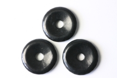 3erSet Donut 30mm Schungit