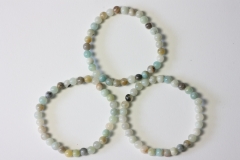 Amazonite China Ball Bracelet 6 mm