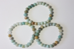 Amazonite China Ball Bracelet 8 mm