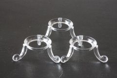 20pcs. Clear plastic stand for balls and eggs