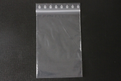 100pcs. Plastic bags with snap closure, 100x150mm