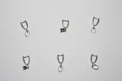 Clip eyelet for pendant large approx. 30 gr./ 50 pieces.